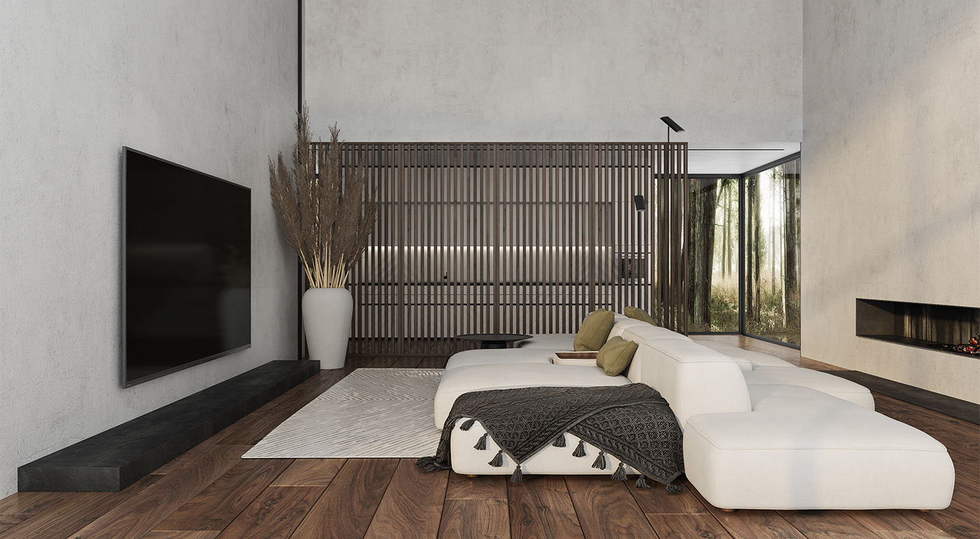 Деревянные панели Batten Natural